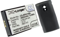 Batteri till BST-41 för Sony Ericsson, 3.6V (3.7V), 2600 mAh