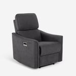 Fauteuil relax inclinable électrique avec chargeur USB Eleonora