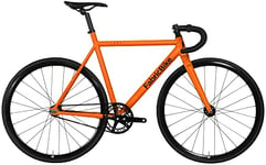 FabricBike Light Pro - Vélo Fixie, Fixed Gear, Single Speed, Cadre et Fourche Aluminium, Roues 28", 3 Tailles, 4 Couleurs, 8,45 kg (Taille M) (Light Pro Army Orange, M-54cm)