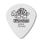 Jim Dunlop White TORTEX Jazz III 0.73mm Guitar Plectrums, 12-Pick Player Pack