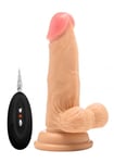 Vibrating Realistic Cock with Balls - 6"/ 15.2 cm