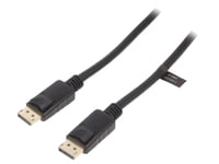 Cable DisplayPort 1.4 male des deux cotes 1m - Noir