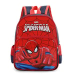 Ultimate Spiderman Ryggsäck Barn Pojkar Flickor Ryggsäck Resa Skola Väska Med Nätfickor Väska [FW] Red