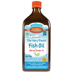 Carlson Labs Kid's The Very Finest Fish Oil 800mg Omega-3s 500ml Orange Flavour