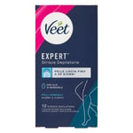 VEET Expert - 12 Depilatory Strips For Sensitive Skin