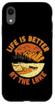 iPhone XR Rowing Row Boat Retro Vintage Life Is Better At The Lake Case