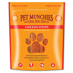 Pet Munchies Chicken Strips Dog Treats, Value Pack Dog Chews with Natural Real Meat, Low in Fat and High in Protein 320g (Pack of 3)