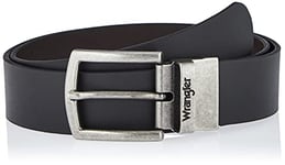 Wrangler Men's 2 Sided Belt, Black, 95