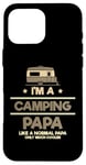 Coque pour iPhone 16 Pro Max Camping-car glacière Nature Lover Camping Papa Like Normal Papa