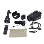 4K Video Camera Camcorder 18X Digital Zoom 4.0in Touch Screen WiFi Vlog Came Kit