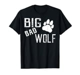 Big Bad Wolf Paw Distressed White Novelty Shirt T-Shirt