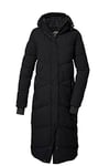 killtec Femme Manteau matelassé/manteau fonctionnel avec capuche KOW 87 WMN QLTD CT, schwarz, 46, 41813-000