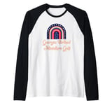 Georgia Birthed Miniature Golf Trivia Golfer Random Facts Raglan Baseball Tee