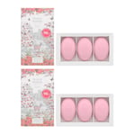 Woods Of Windsor Womens True Rose Luxury Soap 3 x 60g x 2 - One Size