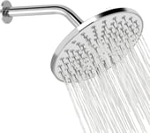 Pommeau Douche 8 pouces Pomme de Douche Chromée Ensemble de Douche Haute Pression Angle Réglable Douchette Économie d'Eau Avec Bras de Douche.[T894]