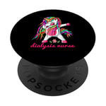 Dabbing Unicorn Technician Dialysis Sensibilisation PopSockets PopGrip Interchangeable