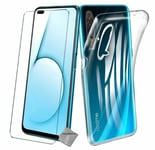 Housse etui coque gel Realme X50 5G / X3 SuperZoom + film ecran - TRANSPARENT TP