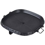 Square Nonstick Korean Grill Pan Barbecue Portable Hot Plate Stone Coating5473