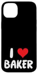 iPhone 14 Plus I Love Baker - Heart Case