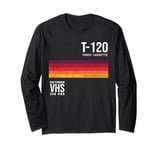 Vintage 80s VHS video cassette tape Long Sleeve T-Shirt