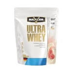 Maxler Ultra Whey Protein - 23 g de protéines par portion – Poudre de protéine de lactosérum pure – Mélange de protéines de lactosérum – Avec BCAA – Milkshake à la fraise - 900g