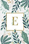 E monogram notebook tropical monogram notebook for women and girls monogram i...