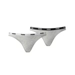 Puma Truser 2P Iconic Bikini Grå X-Small Dame