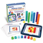 Learning Resources MathLink Cubes Brain Puzzle Challenge, Ages 5+, Linking Cubes, Connecting Cubes, Maths Manipulative, Counting Cubes, 80 Pieces