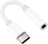 Usb C Jack 3.5 Adaptateur ¿Certifié Mfi¿ Adaptateur Casque Jack Iphone 15 Adaptateur Pour Écouteurs Type-C Vers 3,5 Mm Aux Casque Dac Kompatibel Mit Iphone 15, Samsung Galaxy S23 S[QUE070341]