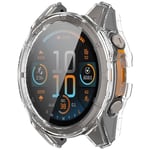 Garmin Fenix 8 Solar 51mm Heltäckande skal med inbyggt skärmskydd, transparent