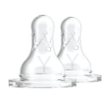 Dr. Brown's Y-Cut Silicone Narrow Nipple Dinapp 2 st