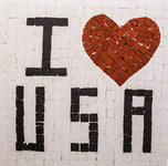 Trois petits points- Kit Mosaique Complet-I Love USA-GEANT+, 6192459601274, Universel