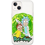 ERT GROUP Coque de téléphone Portable pour Iphone 13 Original et sous Licence Officielle Rick and Morty Motif Rick & Morty 007 adapté à la Forme du téléphone Portable, partiel imprimé