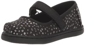 TOMS Garçon Fille Mary Jane Chaussure Baby, Black Foil Dot Microfiber, 19.5 EU