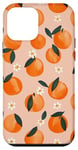 Coque pour iPhone 12 mini Orange Blossom Floral Fruit Pattern Tropical Citrus Garden