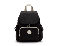 Kipling CITY PACK MINI - Black Noir Ivory RRP £82.90