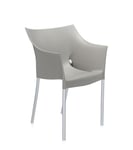 Kartell Fauteuil Dr. No (Gris Chaud - Polypropylène Coloré Dans La Masse)