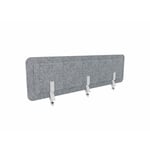 Panneau de séparation acoustique en tissu Dupont Vert chartreux, bleu chiné ou gris ECRANS SEPARATION ACOUSTIQUES L160/ct chiné/tf pour écran frontal bureau seul