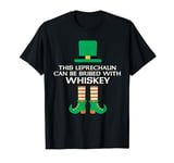 This Leprechaun Can Be Bribed With Whiskey St. Paddy Day Fun T-Shirt