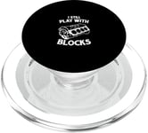 Je joue toujours avec le mécanicien de maintenance de Blocks Racing PopSockets PopGrip pour MagSafe