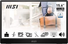 MSI PRO MP161 E2 15.6" Portable Monitor with Built-In Speakers