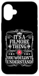 Coque pour iPhone 16 Plus Le nom de Filmore est un film que vous ne comprendriez pas