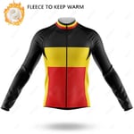 Vêtements De Cyclisme D'hiver Pour Hommes,Maillot De Cyclisme À Manches Longues,Veste De Vélo Chaude,Sourire Thermique Vtt,Belgique,2022