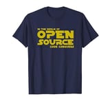 Software Developer In The Realm Of Open Source Code Conquers T-Shirt