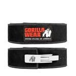 4 Inch Powerlifting Lever Belt, Black