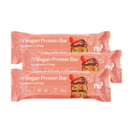 nu3 Fit Vegan Protein Bar Fraise Croustillante Barre 3x50 g