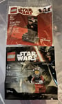 LEGO Star Wars: Rebel A-Wing Pilot 5004408 & DJ 40298 Sealed Polybag Sets Disney