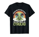 Funny Cthulhu Mythos Quote, Retro Yoga Cthulhu T-Shirt