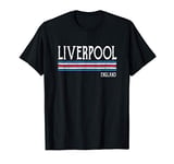 Vintage Liverpool British Flag Colors England T-Shirt