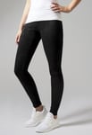 Urban Classics Leggings i mattsvart läderimitation (M)